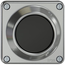 Oberteil ELEMENT SNAPFIX Schalter/Taster aluminium