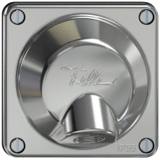 Oberteil ELEMENT SNAPFIX für Anschlussdose Aluminium
