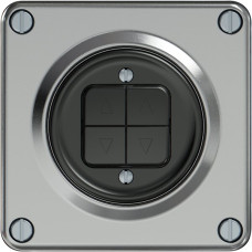 Storentaster ELEMENT 1P 4 Tasten aluminium