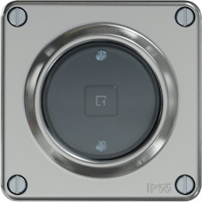 Szenentaster ELEMENT Wiser 1 Szene 1T aluminium