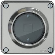 Taster KNX RGB ELEMENT 1 Taste mit LED IP55 aluminium