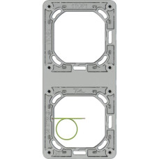 UP-Kopfzeile ELEMENT 2x1 87x187mm Aluminium