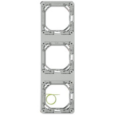 UP-Kopfzeile ELEMENT SNAPFIX 3x1 87x287mm aluminium
