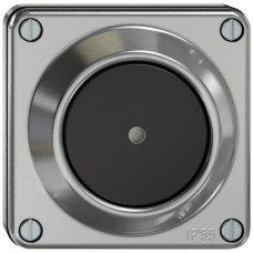 UP-Leuchtdruckschalter ELEMENT Sch 3/2L 16A 250V LED Aluminium