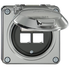 UP-Montageset ELEMENT EASYNET S-One gerade 2 aluminium