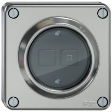 UP-Schalter Nebenstelle ELEMENT Wiser 1K 2T aluminium