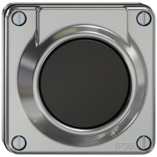 UP-Sonnerie-Drucktaster ELEMENT SNAPFIX 87x87x19mm aluminium