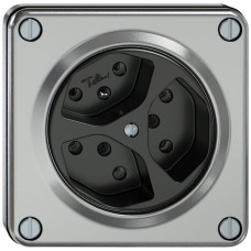 UP-Steckdose ELEMENT 3xTyp 13 10A 250V IP20 aluminium
