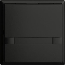 UP-Universaltaster 1x2T EDIZIOdue schwarz mit Papier ohne LED