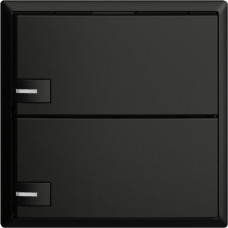 UP-Universaltaster 2x1T EDIZIOdue schwarz mit LED