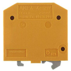 Schutzleiter-Reihenklemme Weidmüller AKE Schraubanschluss 4mm² gelb-grün - 1 Stück