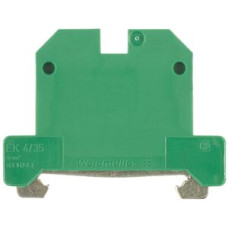 Schutzleiter-Reihenklemme Weidmüller EK Schraubanschluss 4mm² TS35 gelb/grün