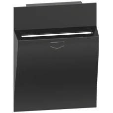 Abdeckung Living Now 2 Module für Hotelcard-Schalter schwarz