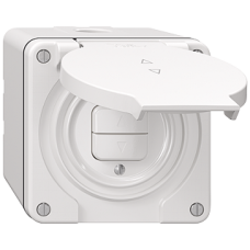 NAP-Storentaster Feller NEVO 1-Kanal 87x87 mm weiss