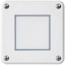 UP-Nass-Drucktaster A-R/1L weiss Hager robusto 10A 86x86mm UP-Nass-Drucktaster A-R/1L weiss Hager robusto 10A 86x86mm