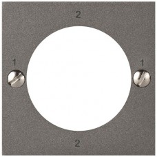 Frontplatte ATO für Schlüsselschalter 1-2-1-2 magnesium