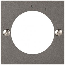 Frontplatte ATO für Schlüsseltaster 0-1 magnesium