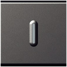 Leucht-Wippschalter 2M 0/2L 20A magnesium Mosaic LSKS Linse ohne LED