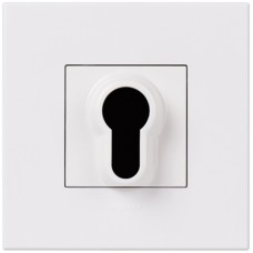 UP-Schlüsselschalter 0/2L weiss Arteor 6A 250A 0-1 92x92 ohne Zylinder