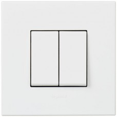 UP-Wipptaster,2xA-R/1L,weiss Arteor 6A 92x92mm