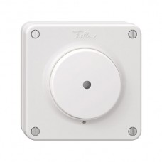 NUP-Leucht-Druckschalter Feller NEVO mit LED S3/2L weiss Membrane weiss Orientierungs- oder Kontrollbeleuchtung