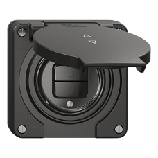 NUP-Storentaster Feller NEVO 1-Kanal 87x87 mm schwarz