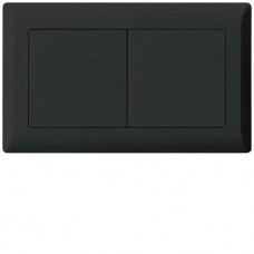 UP-Kombination KLI Gr.I-I, horizontal, 2×Blinddeckel schwarz