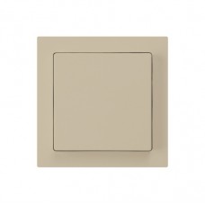 Drucktaster,A-R/2L,beige Einsatz,kallysto,10A,60x60mm