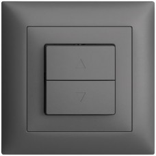 UP-Frontset EDIZIOdue FMI dunkelgrau für Storentaster/-schalter FMI