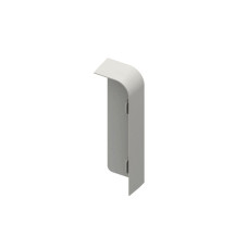 Endstück Niedax rechts zu SDK70 braun RAL 8014 - 5 Stück