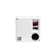Deckenventilator-Wandtrafo weiss SCRRL 5 Stufen+Licht