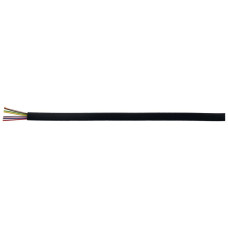 Flachkabel FCC 4L 2.3x4.8 schwarz Eca -  Preis pro Meter