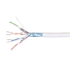 Datenkabel Kat.7A S/FTP LSZH 4x2xAWG22 weiss (1000m) Dca s2 d1 a1 - Preis pro Meter