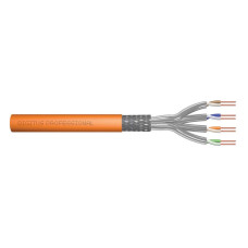 Digitus CAT 7 S-FTP Installationskabel 1200 MHz Cca (EN 50575) AWG 23/1 500 m Trommel Simplex orange