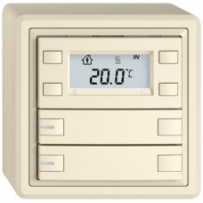 AP-RTH-Taster EDIZIO.liv SNAPFIX m.RGB-LED 2xTaste 2-Tastenbedienung crema B GX