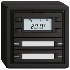 AP-RTH-Taster EDIZIO.liv SNAPFIX mit RGB-LED Pap.4xTaste 1-Tastenbedienung  schwarz