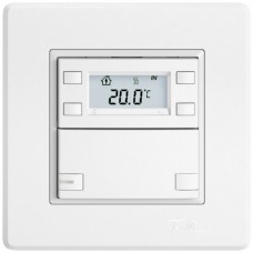 UP-RTH-Taster KNX EDIZIO.liv SNAPFIX mit RGB-LED 1xTaste 2-Tastenbedienung weiss GMI A L