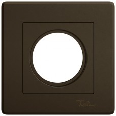 UP-Montageset EDIZIO.liv SNAPFIX mit 43mm Bohrung braun
