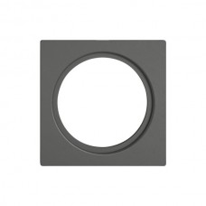 Montageset EDIZIO.liv SNAPFIX mit 43mm Bohrung dunkelgrau