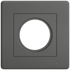 UP-Montageset EDIZIO.liv SNAPFIX mit 43mm Bohrung dunkelgrau