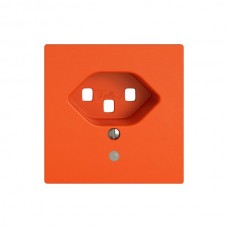 Montageset EDIZIO.liv SNAPFIX für Steckdose T23 mit Frontlinse orange