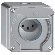 AP-Steckdose robusto 1xTyp 13 IP55 aluminium