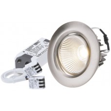 EB-LED-Spot maxLUCE AXO 10.5W 230V DIM 830lm 927 Loch-Ø80mm 38° IP44 nickel