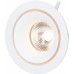 EB-LED-Spot maxLUCE MOON 8W 230V 650lm 3000K Loch-Ø80mm weiss 36° IP44