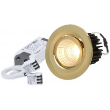 EB-LED-Spot maxLUCE MOVE 10.5W 230V DIM 830lm 927 Loch-Ø68mm 38° IP44 gold