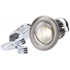 EB-LED-Spot maxLUCE MOVE 10.5W 230V DIM 830lm 927 Loch-Ø68mm 38° IP44 nickel