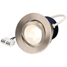 EB-LED-Spot maxLUCE Round 230 9W 230V 750lm 3000K Loch-Ø80mm nickel 36°