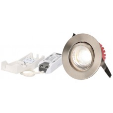 EB-LED-Spot maxLUCE SOLVO 8W 230V DIM 750lm 930 Loch-Ø80mm 38° IP44 nickel