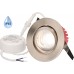 EB-LED-Spot maxLUCE SOLVO-IP65 8W 230V DIM 750lm 930 Loch-Ø80mm 38° IP65 nickel