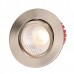 EB-LED-Spot maxLUCE Solv 8W 230V 710lm 3000K Loch-Ø68mm nickel 38°